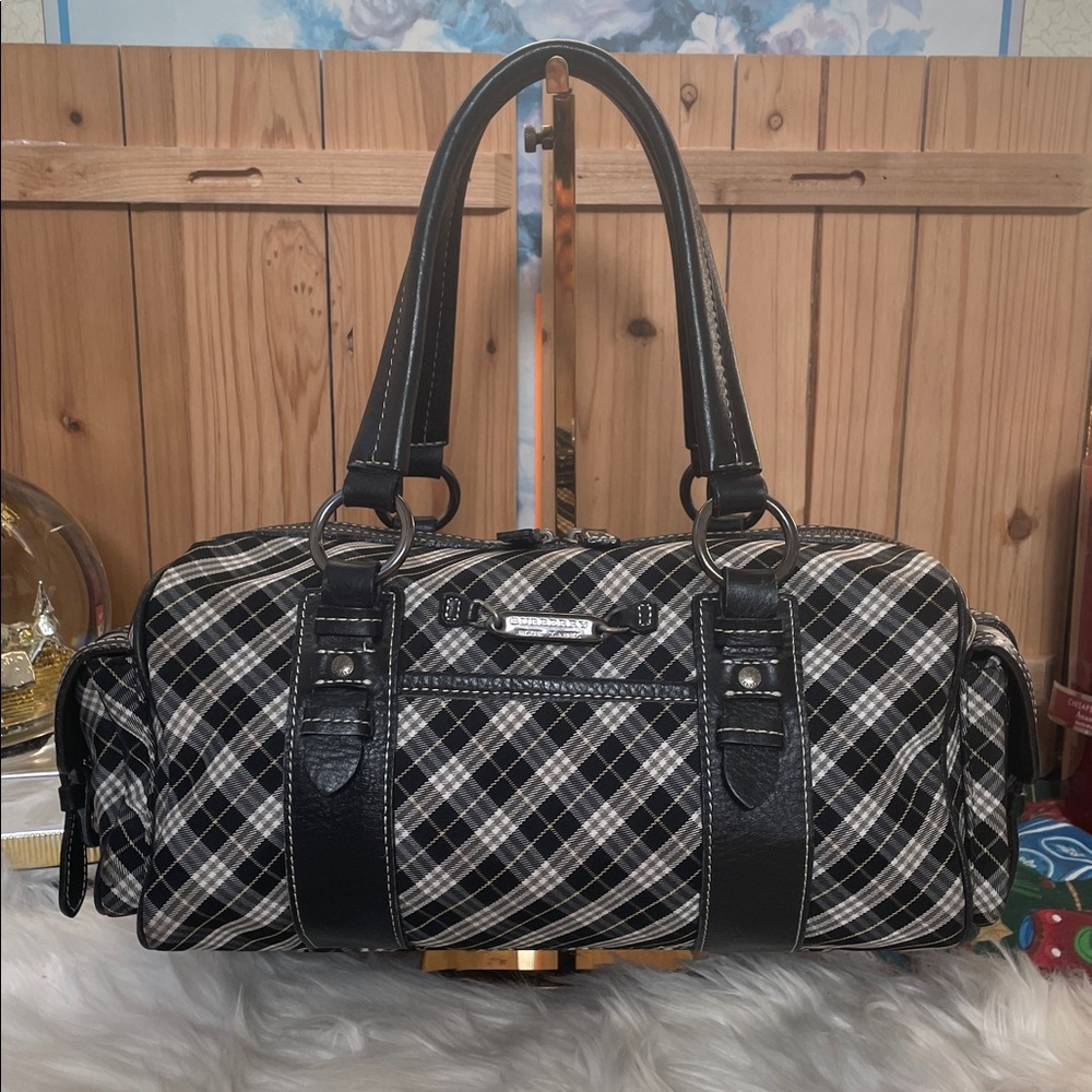 Burberry Blue Label Boston handbag in black nova check